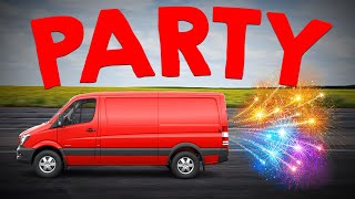 I Threw a party in my Mini Van