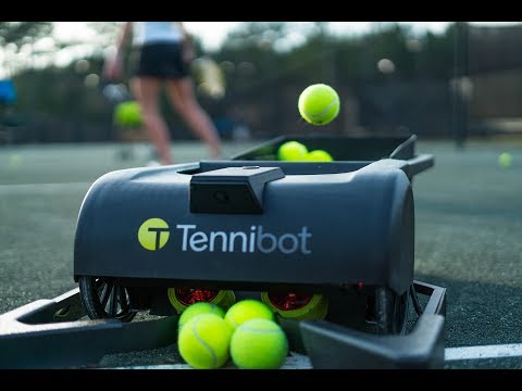 Ramasseur De Balles De Tennis - Accessoire à Clipser Sur La Raquette - Plastique Noir - Pratique Pour L'Entraînement