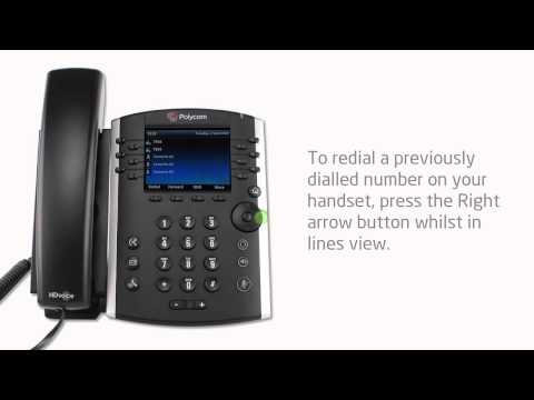 Horizon   Polycom VVX410   Chapter 4   Redialling a number