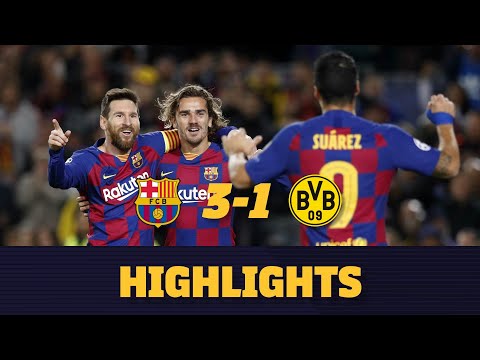 HIGHLIGHTS | Barça 3-1 Borussia Dortmund