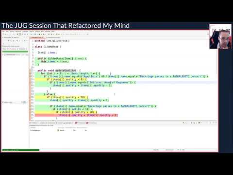The JUG Session that refactored my mind