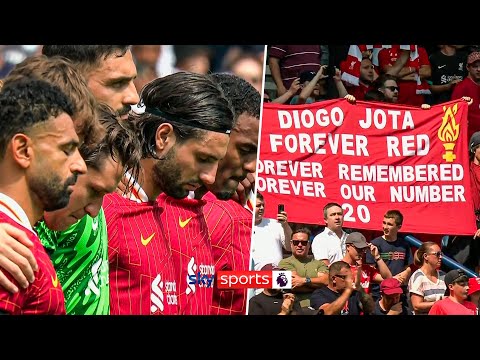 Liverpool and Preston pay emotional tribute to Diogo Jota