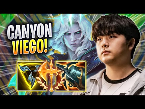CANYON IS SUPER CLEAN WITH VIEGO! - DK Canyon Plays Viego JUNGLE vs Nidalee! | Season 2023