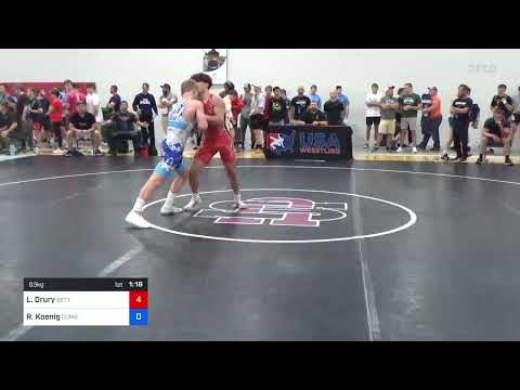 63 Kg Rr Rnd 1 - Landon Drury, Betterman Elite Wrestling Vs Rhett Koenig, Combat W.C. School Of Wr
