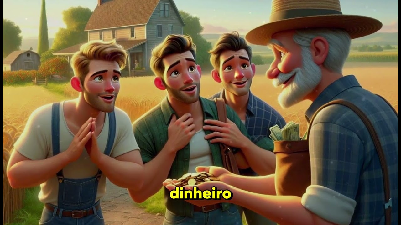 O Tesouro Do Velho Fazendeiro e Seus Três Filhos   Lição de Vida