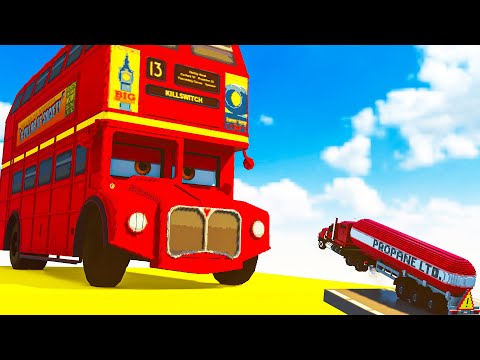 Cars vs Double Decker Bus | Teardown