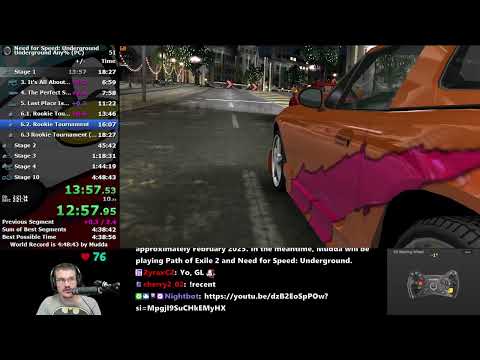 NFS Underground - Any% WR - 4:46:05