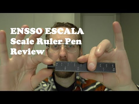 ENSSO ESCALA Scale Ruler Fountain Pen Review