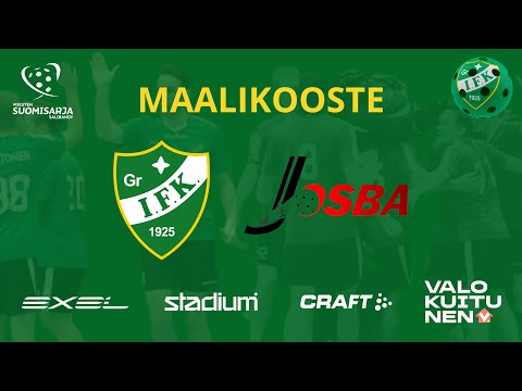 Maalikooste: GrIFK - Josba Akatemia (Suomisarja) 22.10.2023