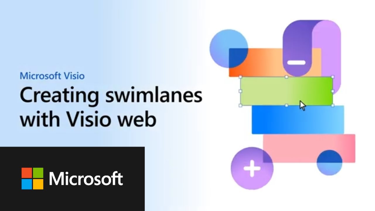 Creating swimlanes with Visio web