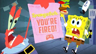 SpongeBob SquarePants: You're Fired! - Grilling Hamburgers Is Not An Easy Job (Nickelodeon Games)