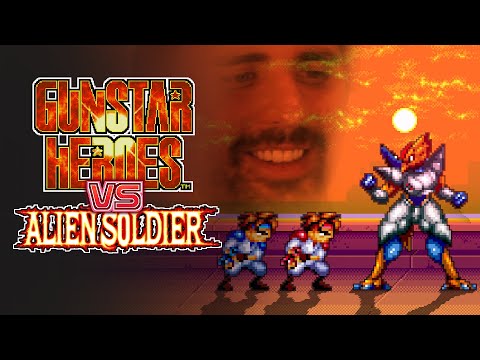 Gunstar Heroes Vs. Alien Soldier! A Sega Genesis Run N' Gun Showdown!