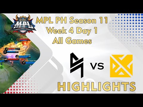 BLCK vs BREN | Blacklist International vs Bren Esports | MPL HIGHLIGHTS S11 Week 4 Day 1 All Games
