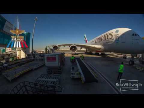 Dubai Airport Baggage Handling Inner Workings in 4k    Dubai Flow Motion Extended 2020
