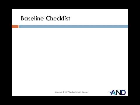 15-6   Creating a Network Baseline