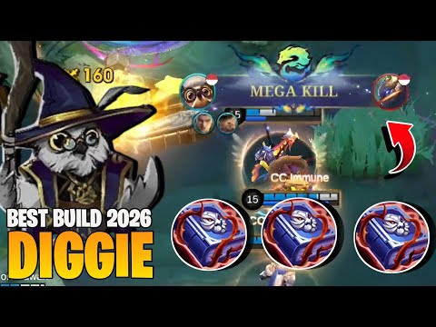 BEST Diggie Build 2026 Full Damage ! Build Top Global Diggie | Mobile Legends Gameplay