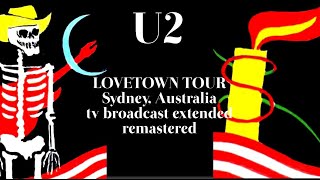 U2 LOVETOWN TOUR SYDNEY AUSTRALIA TV BROADCAST EXTENDED REMASTERED + bonus Bad live from Dortmund 89