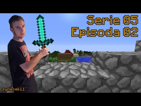Minecraft ► Survival Let's Play Česky ► E02S05 ► Hradby hradu ► 1.6.2 ► synecek11