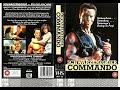 Original VHS Opening Closing Commando 1986 UK Rental Tape