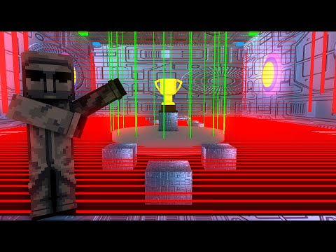 Insane Lazer Maze Challenge in Minecraft!