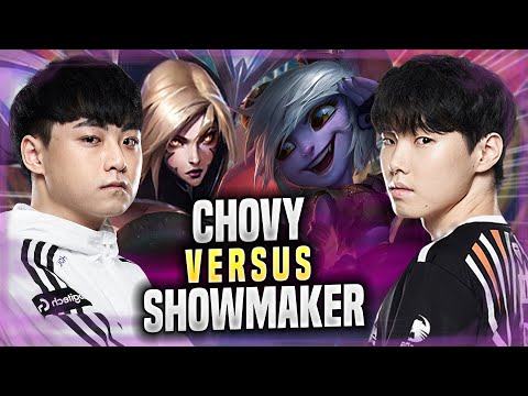 CHOVY vs SHOWMAKER! - GEN Chovy Plays Tristana MID vs DK ShowMaker Kai'sa! | Season 2022