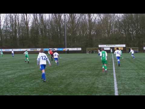DWO JO13-2  -  SJZ JO13-1  eerste helft  25-2-2017