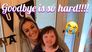 Saying Goodbye To Our Behavior Therapist Roxanna/ #BehaviorTherapy #DownSyndrome #SpecialNeedsFamily