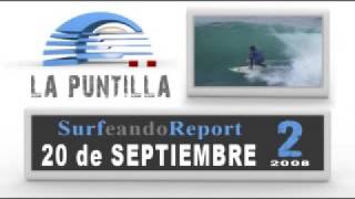 preview picture of video 'SurfeandoReport 20_09_2008 Parte 2 Punta Hermosa: La Puntilla'