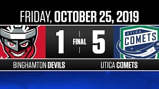 Devils vs. Comets | Oct. 25, 2019