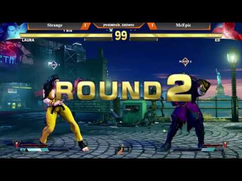 Phoenix Down #27 Losers Semifinals. Strange (Balrog/Laura) vs McEpic (Blanka/Ed)