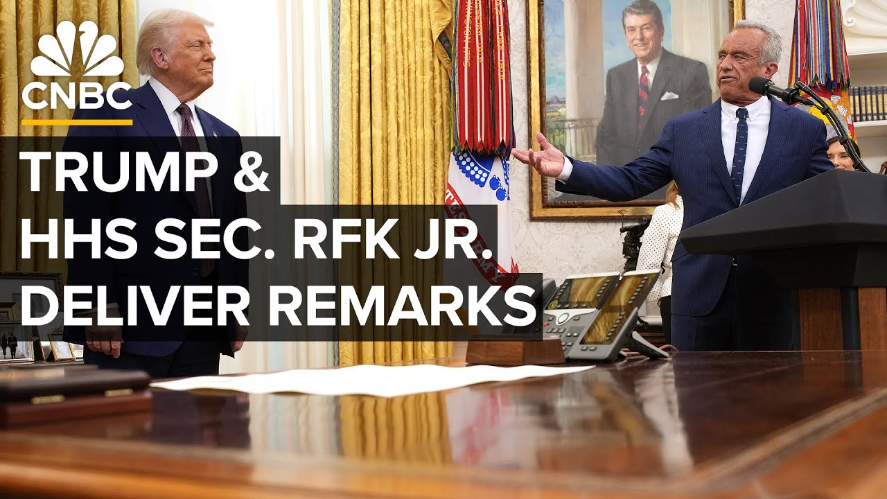 LIVE: President Trump and Secretary of Health and Human Services RFK Jr. deliver remarks — 5/12/25