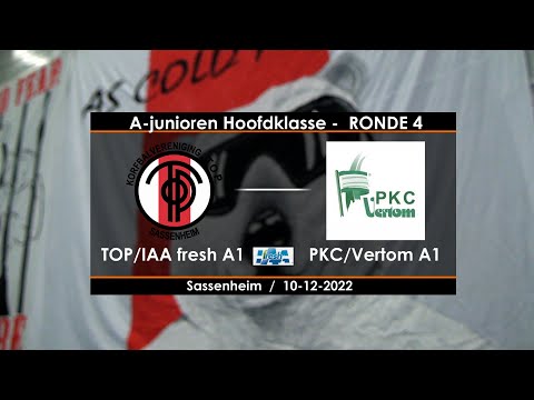 TOP/IAA fresh A1 tegen PKC/Vertom A1 op zaterdag 10 december 2022