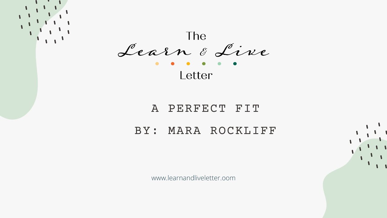 A Perfect Fit by Mara Rockliff Read Aloud
