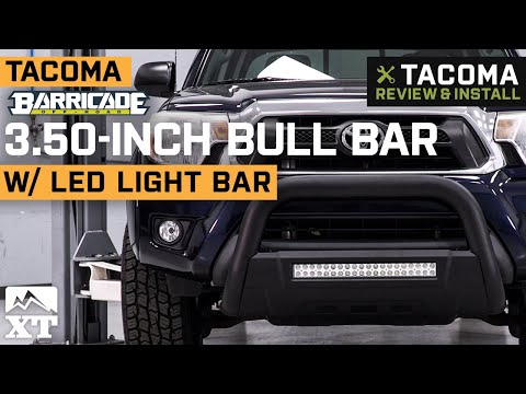 2005-2015 Tacoma Barricade 3.50" Bull Bar with Skid Plate and LED Light Bar Review & Install