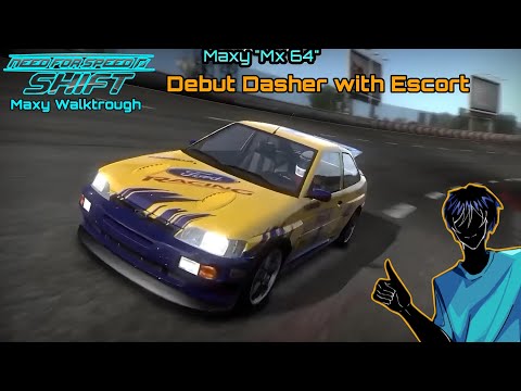 NFS Shift Maxy Walkthrough - Debut Dasher with Escort Tier 1