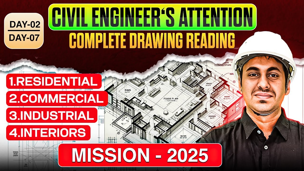 Day 2: How to read Building Construction Drawings from Zero to HERO  | Akshay Kamath