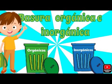 BASURA ORGÁNICA E INORGÁNICA ( PARA NIÑOS ) 🗑️🗑️🚮