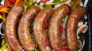 How to make Air Fryer Italian Sausage with Peppers & Onions Chefman 8qt Airfryer