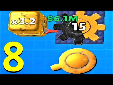 Gear Clicker ⚙ GAMEPLAY Part 8 NEW Level 6 + HUGE Upgrades (Android, iOS)
