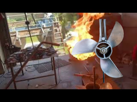 Boat Propeller Repair! Watch how to fix a stainless steel boat prop.Propeller gets full recondition.
