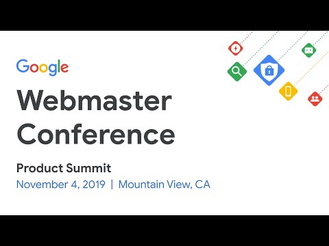 Welcome to the Webmaster Conference Product Summit (WMConf MTV '19)