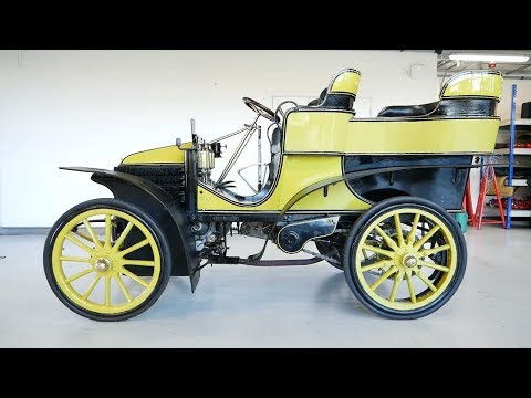 How to start the 1901 Wolseley 10hp tonneau