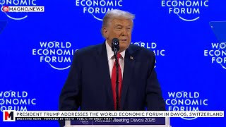 🇺🇸 Donald Trump Delivers Remarks at World Economic Forum in Davos, Switzerland [LIVE]