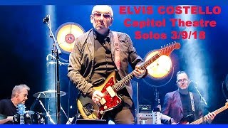 Elvis Costello Guitar Solos 3/9/18 Capitol Theatre Port Chester