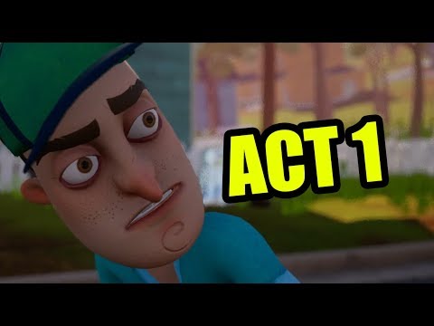 Hello neighbor FULL GAME Act 1