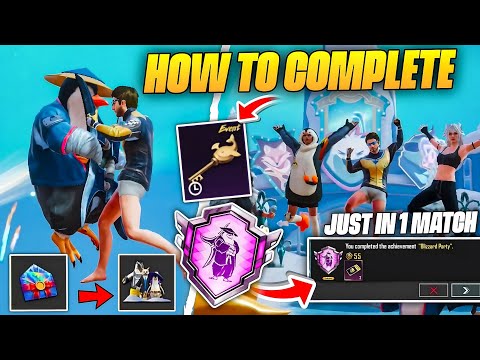 😍 HOW TO USE PARTY MAILBOX KEY / HOW TO COMPLETE BLIZZARD PARTY ACHIEVEMENT IN BGMI 