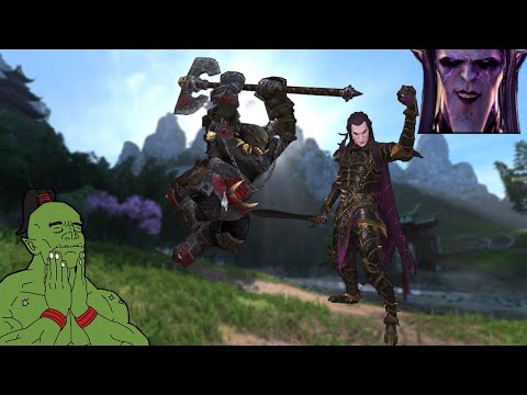 Clash of melee experts - Grimgor Ironhide Vs Malus Darkblade | Warhammer 2 duel