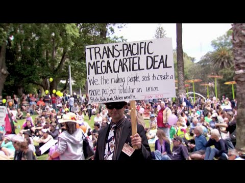 People in New Zealand Protest against TPP's Increasing Costs of Drugs