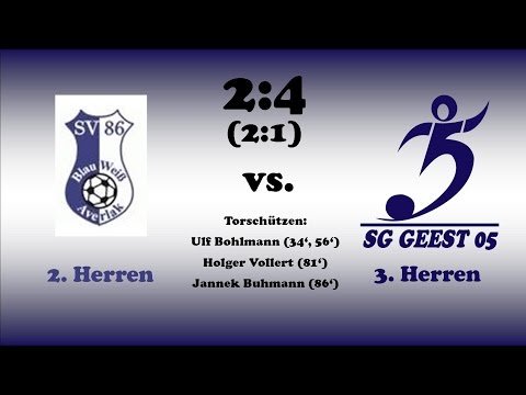 Highlights SV Blau Weiss 86 Averlak II vs. SG Geest 05 III - 21.05.2016