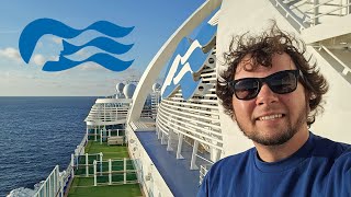 Ruby Princess Alaskan Cruise, Day-2 at Sea. Reuniting with old friends! 